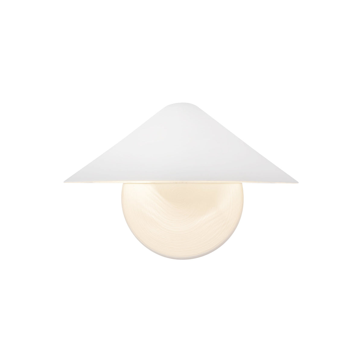 Alora Ashford Wall Sconce in 8-inch size and  antique white finish