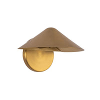 Alora Ashford Wall Sconce in 8-inch size and brushed gold finish