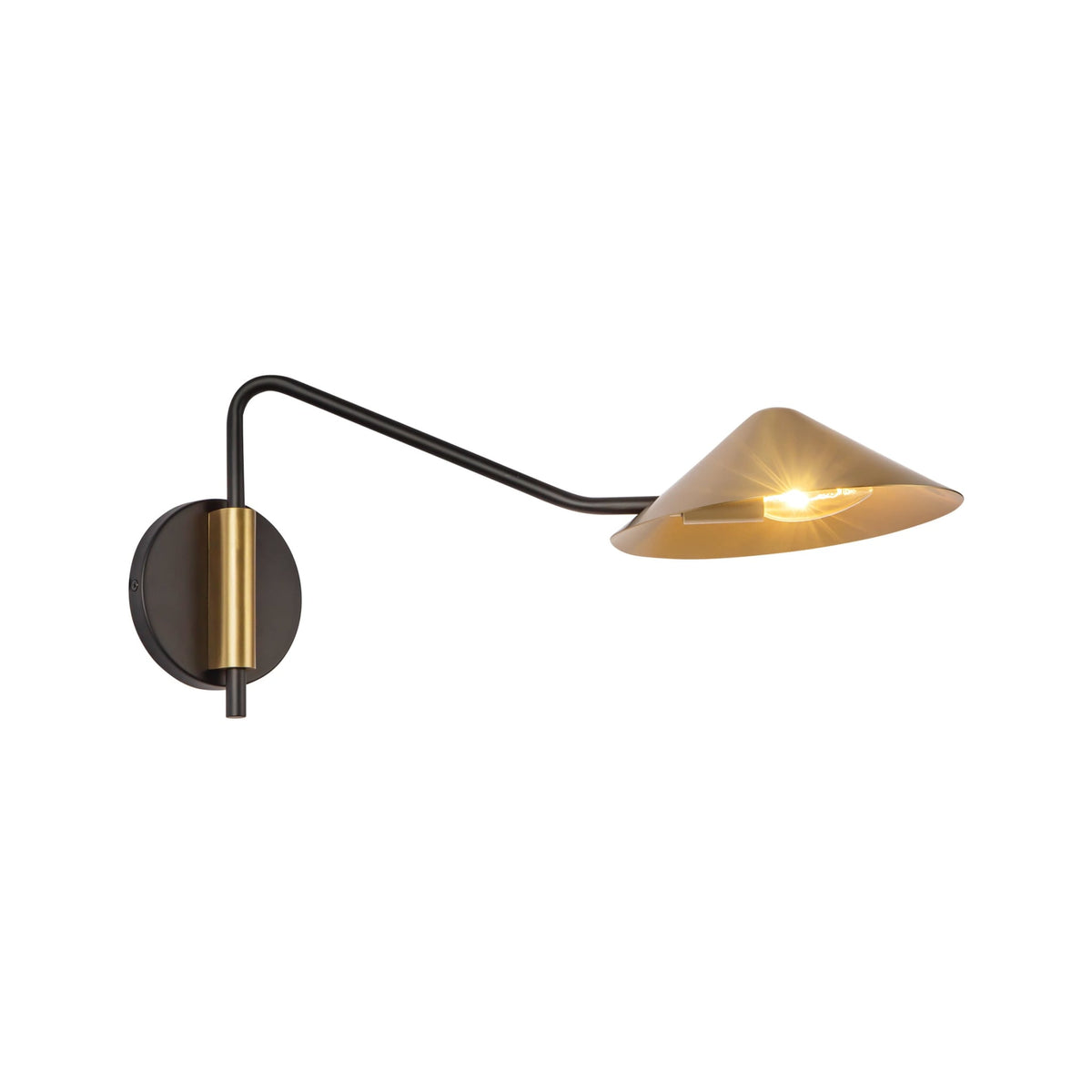 Alora Ashford Wall Sconce in 19-inch size and brushed gold finish