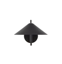 Alora Ashford Wall Sconce in 8-inch size and matte black finish