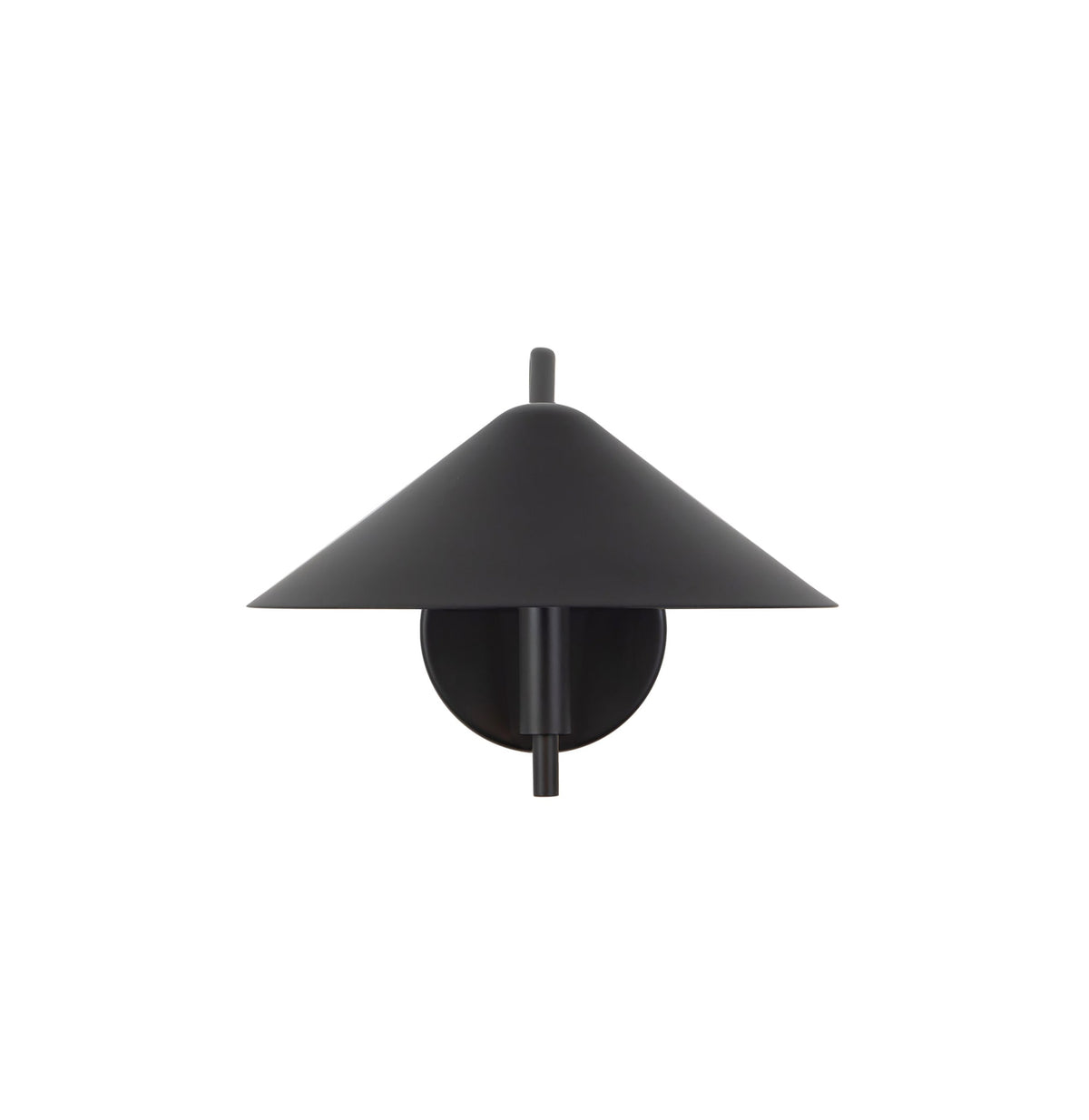 Alora Ashford Wall Sconce in 8-inch size and matte black finish