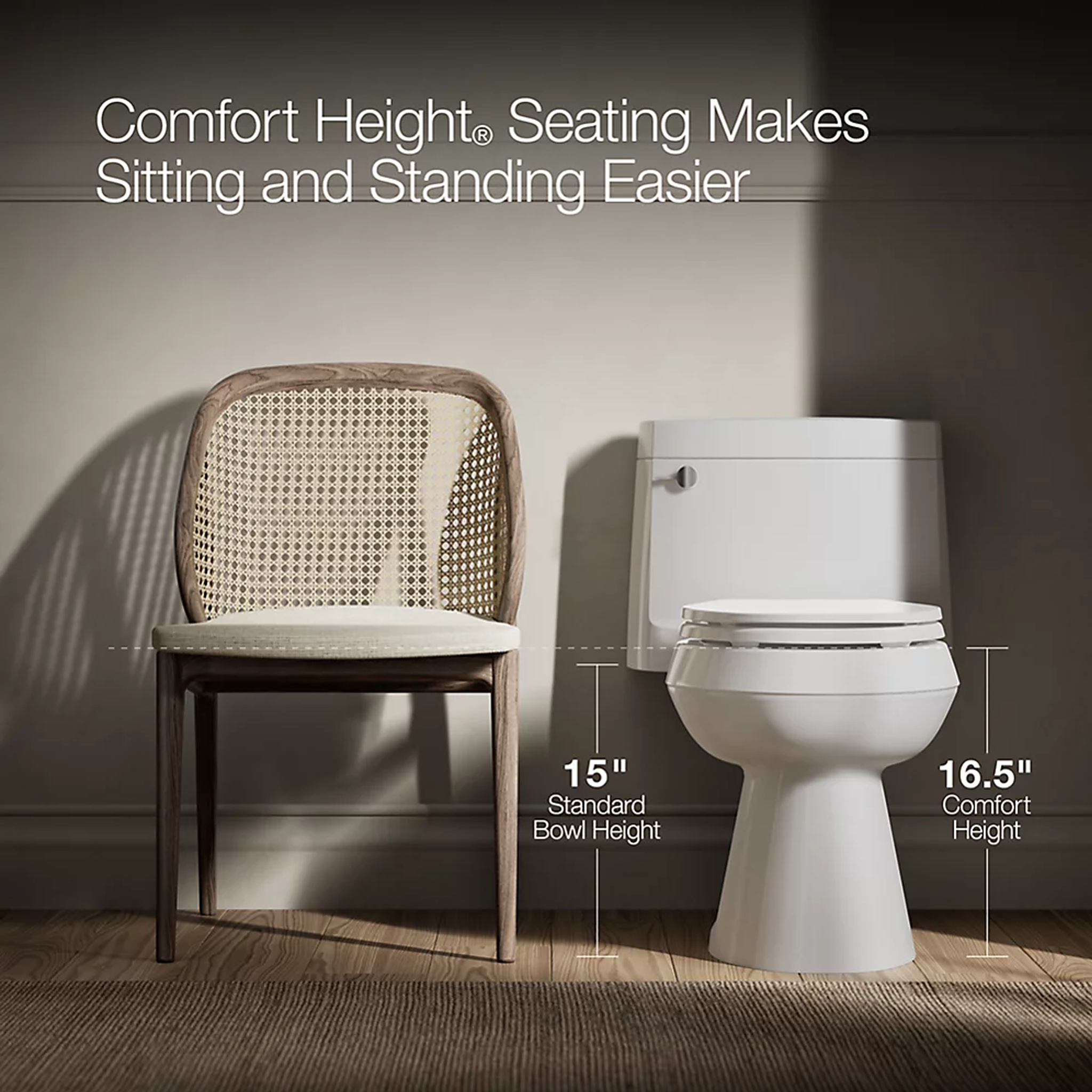 ADAIR® COMFORT HEIGHT ONE-PIECE ELONGATED TOILET - robinsonco.ca