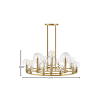 ALCHEMY SINGLE TIER CHANDELIER - robinsonco.ca