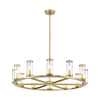 REVOLVE 12 LIGHT 33 INCH CHANDELIER