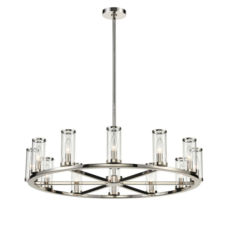 REVOLVE 12 LIGHT 33 INCH CHANDELIER - robinsonco.ca