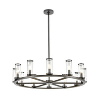 REVOLVE 12 LIGHT 33 INCH CHANDELIER - robinsonco.ca