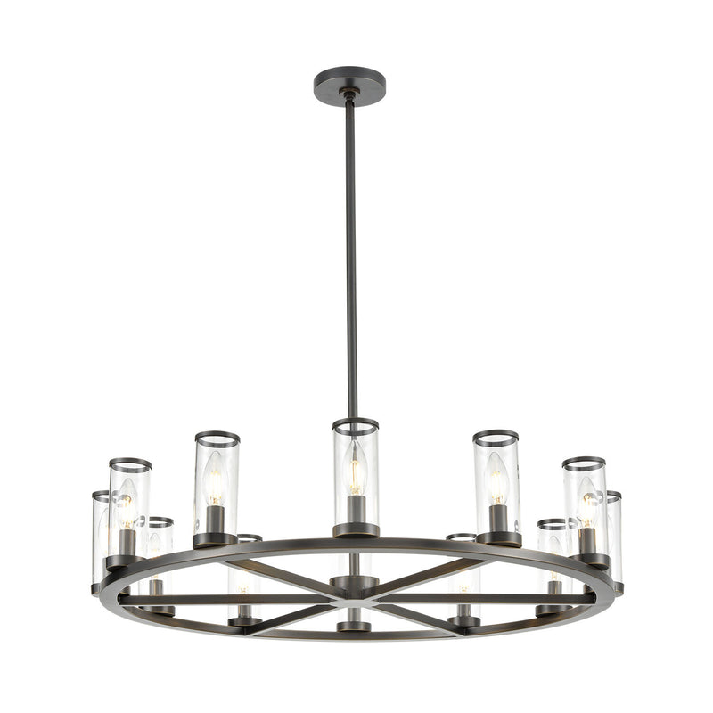 REVOLVE 12 LIGHT 33 INCH CHANDELIER - robinsonco.ca