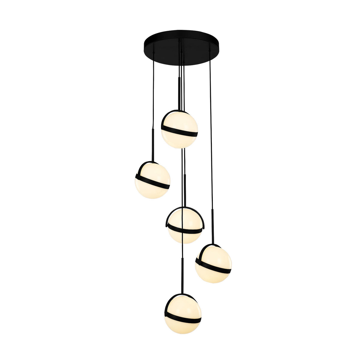 GLOBO 5 LIGHT LED CHANDELIER