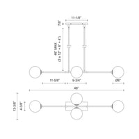 CASSIA 48-IN LINEAR PENDANT (MULTIPLE OPTIONS) - robinsonco.ca