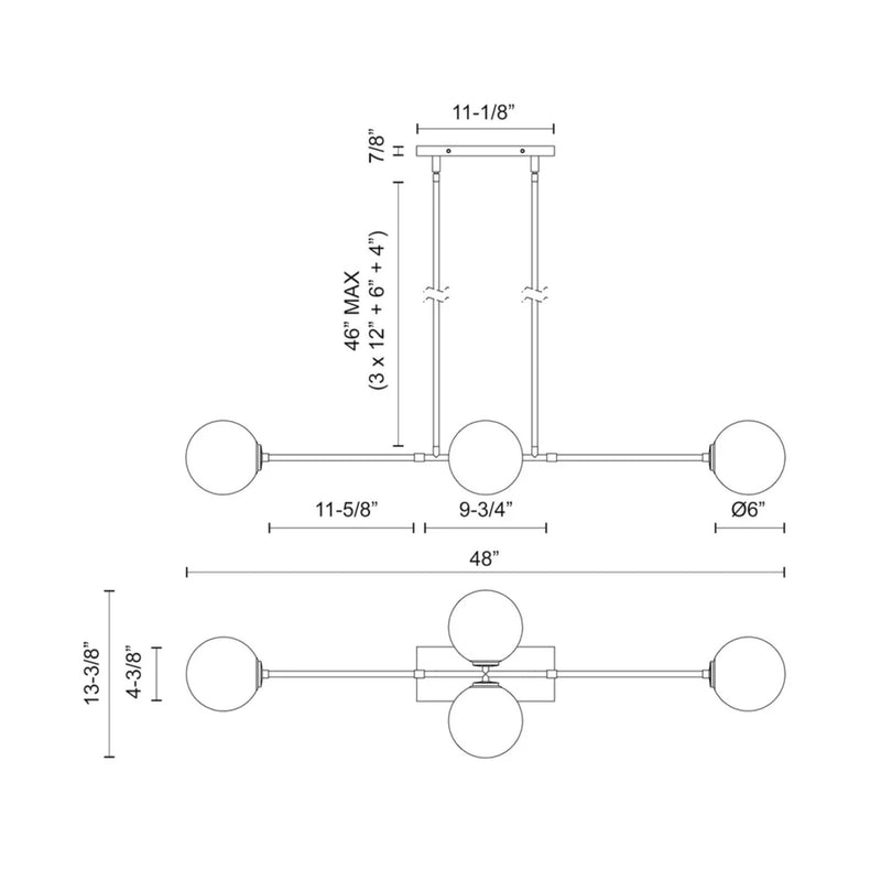 CASSIA 48-IN LINEAR PENDANT (MULTIPLE OPTIONS) - robinsonco.ca