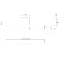 APOLLO 20-IN WALL/VANITY LIGHT - robinsonco.ca
