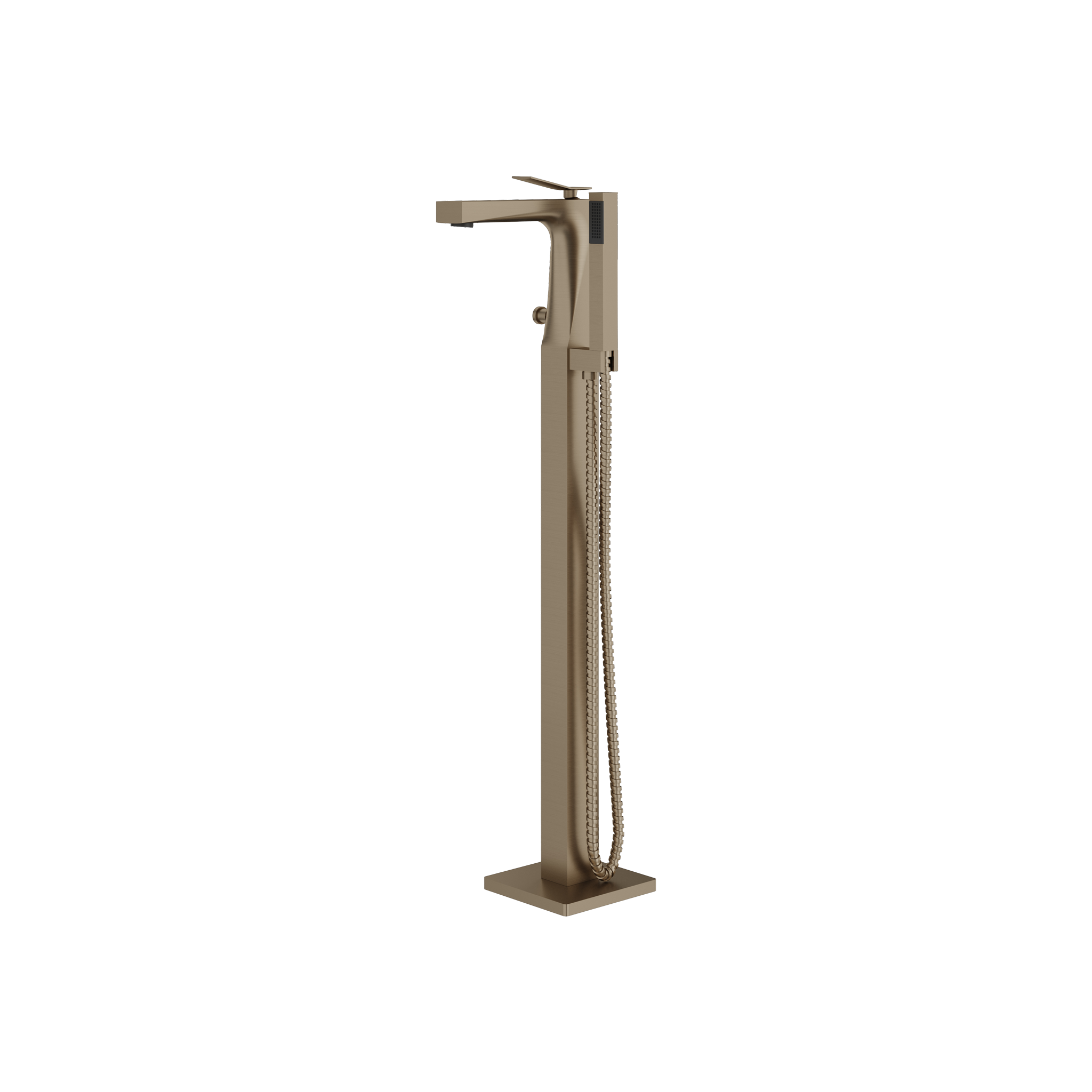 FLOORMOUNT TUB FAUCET WITH HANDSHOWER