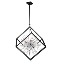 SUNBURST 31-INCH EIGHT LIGHT CHANDELIER - robinsonco.ca