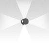 EFFETTO 16-INCH ROUND DIRECT/INDIRECT 4-LARGE BEAMS WALL LIGHT - robinsonco.ca