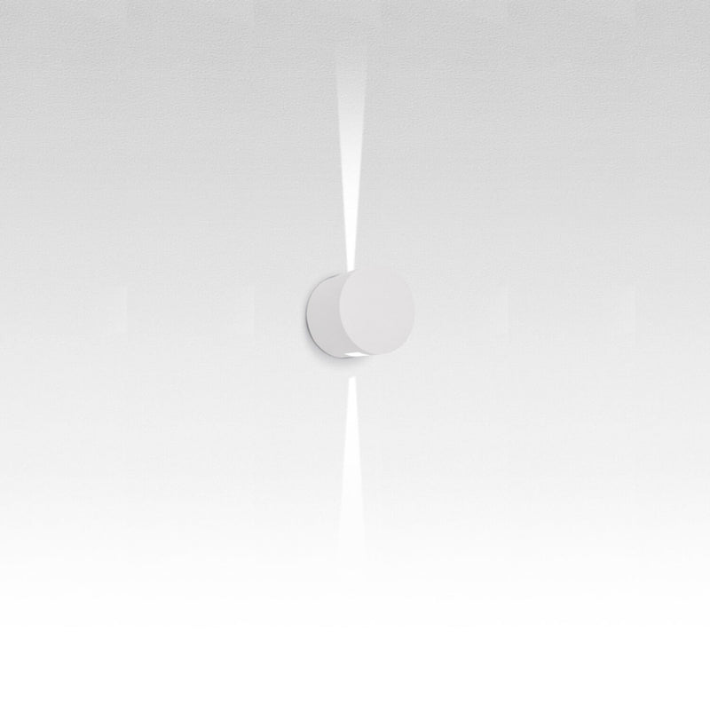 EFFETTO 16-INCH ROUND DIRECT/INDIRECT 2-NARROW BEAMS WALL LIGHT