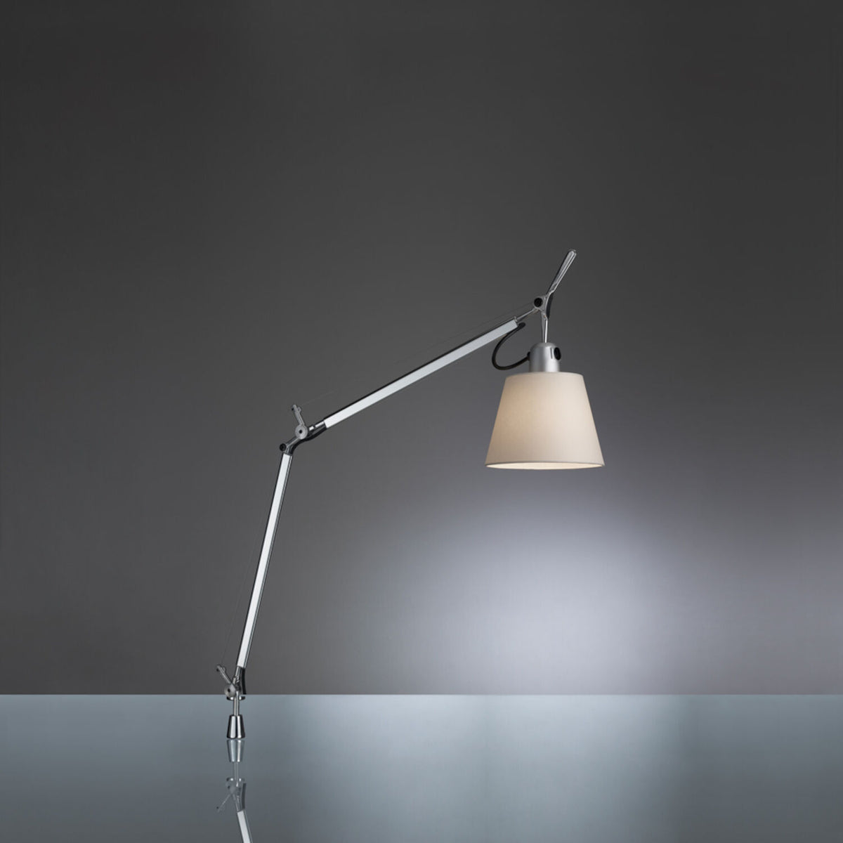 TOLOMEO TABLE LAMP WITH SHADE AND INSET PIVOT