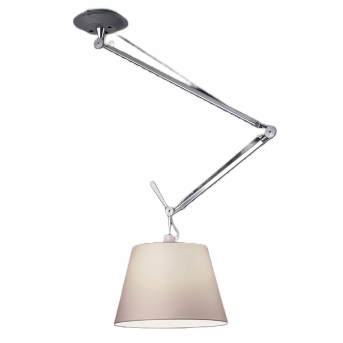 TOLOMEO OFF-CENTER SHADE SUSPENSION WITH 17-INCH DIFFUSER