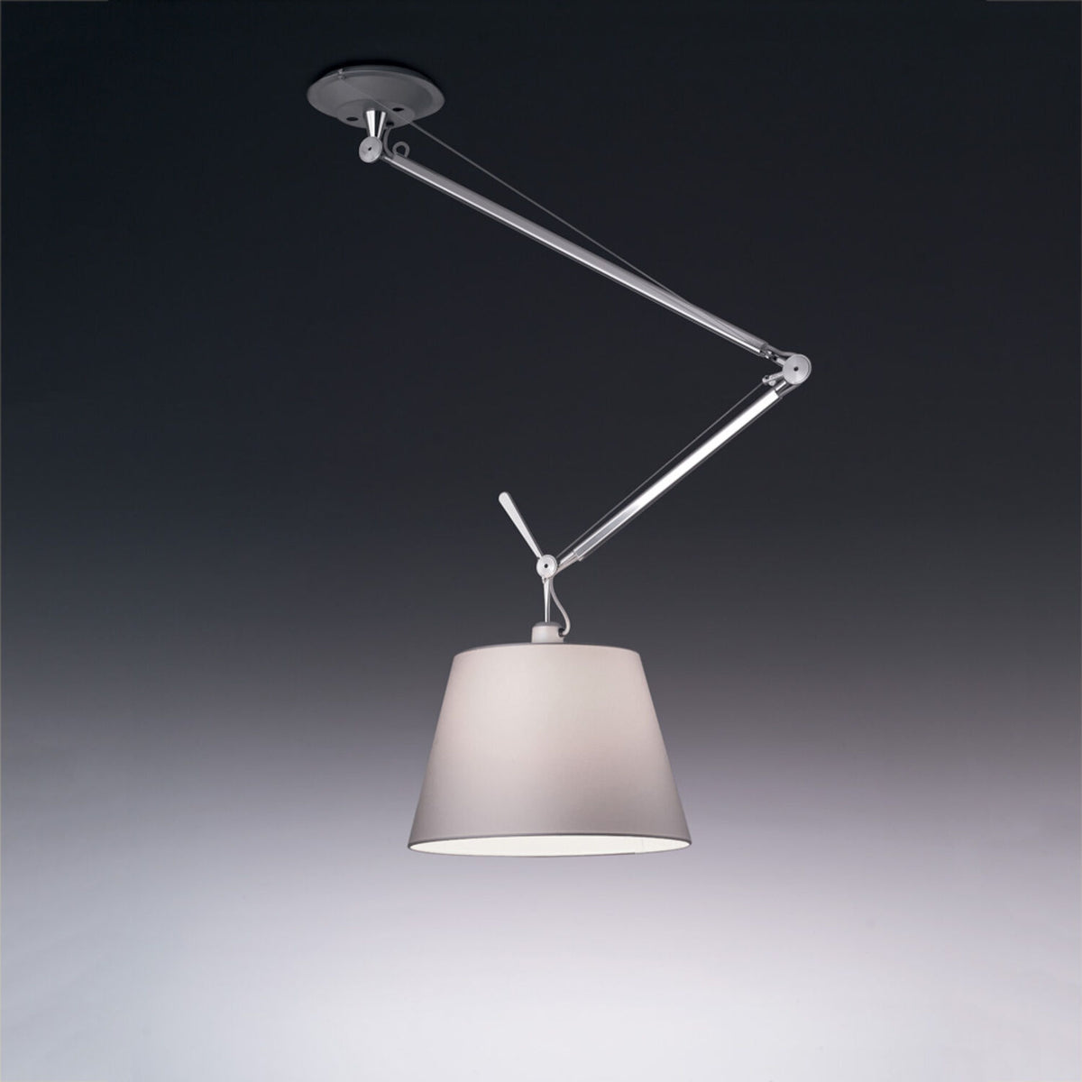 TOLOMEO OFF-CENTER SHADE SUSPENSION WITH 17-INCH DIFFUSER - robinsonco.ca