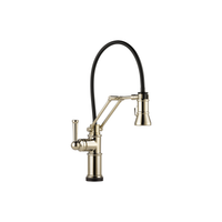ARTESSO® SINGLE HANDLE ARTICULATING ARM KITCHEN FAUCET WITH SMARTTOUCH® TECHNOLOGY - robinsonco.ca