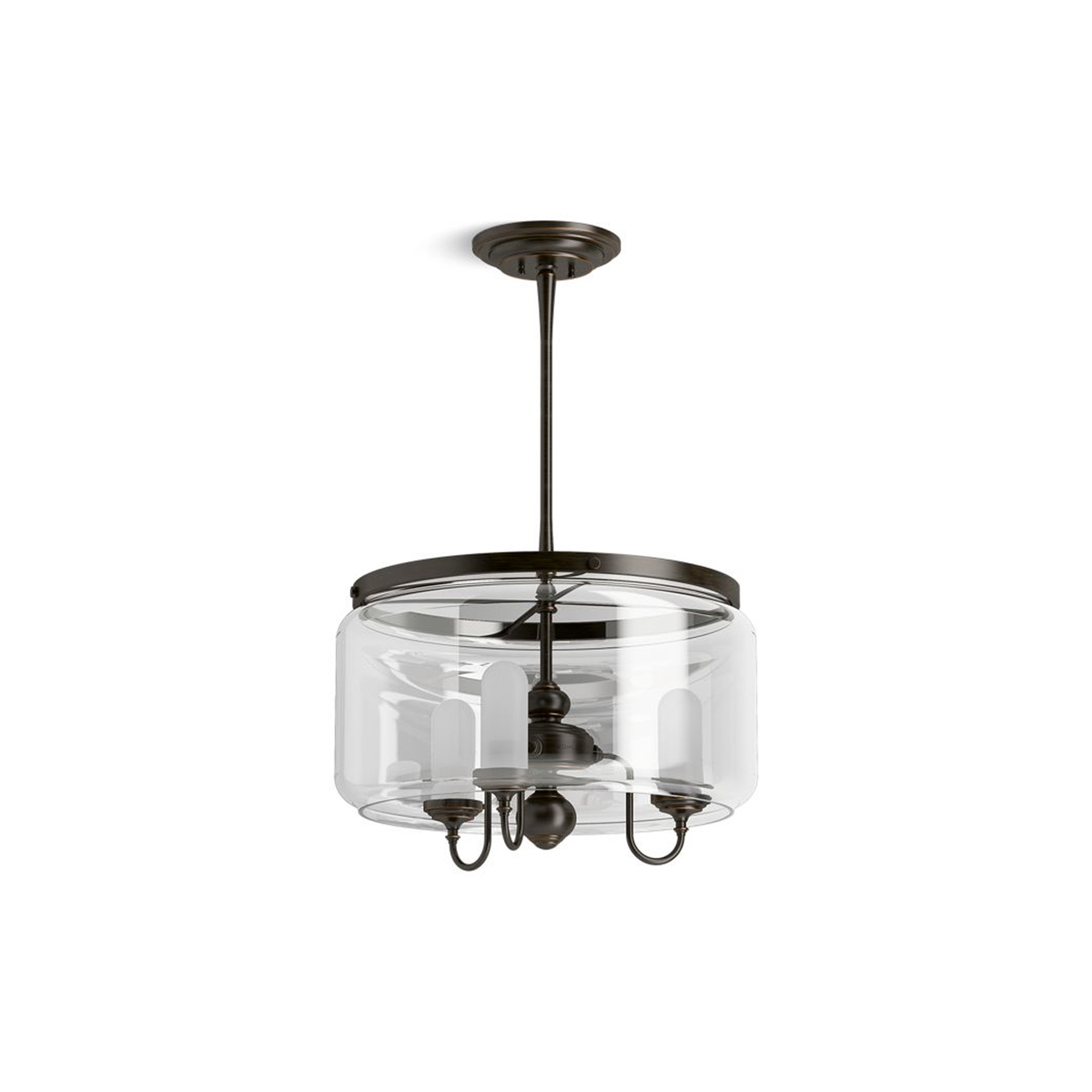ARTIFACTS 3-LIGHT CHANDELIER - DRUM - robinsonco.ca