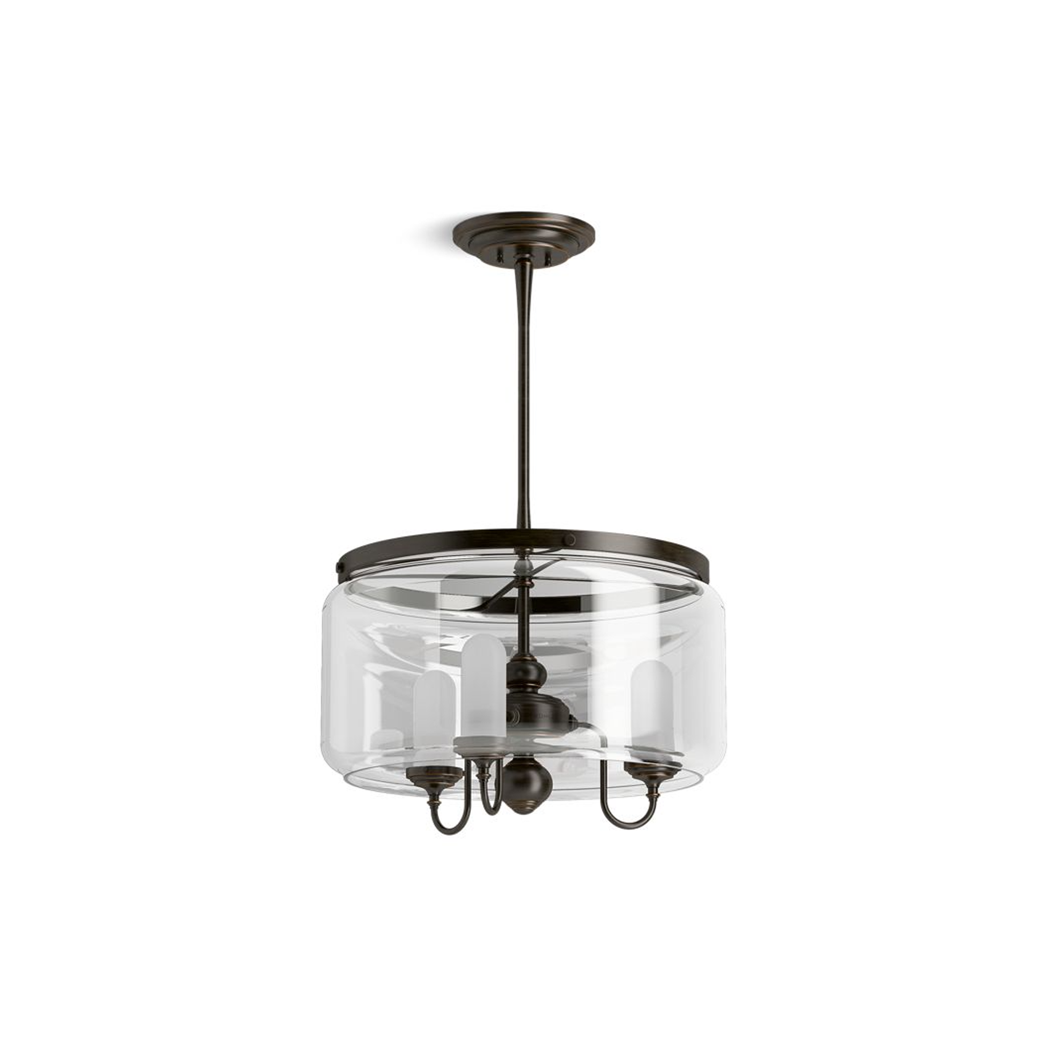 ARTIFACTS 3-LIGHT CHANDELIER - DRUM - robinsonco.ca