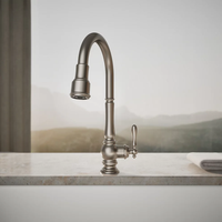 ARTIFACTS® PULL-DOWN KITCHEN SINK FAUCET WITH THREE-FUNCTION SPRAYHEAD - robinsonco.ca