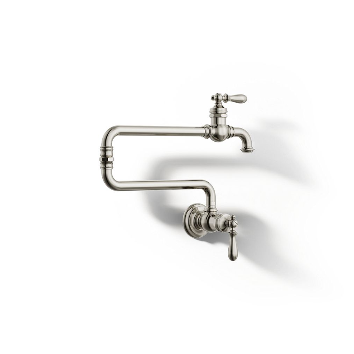 ARTIFACTS® SINGLE-HOLE WALL-MOUNT POT FILLER KITCHEN SINK FAUCET WITH 22-INCH EXTENDED SPOUT - robinsonco.ca