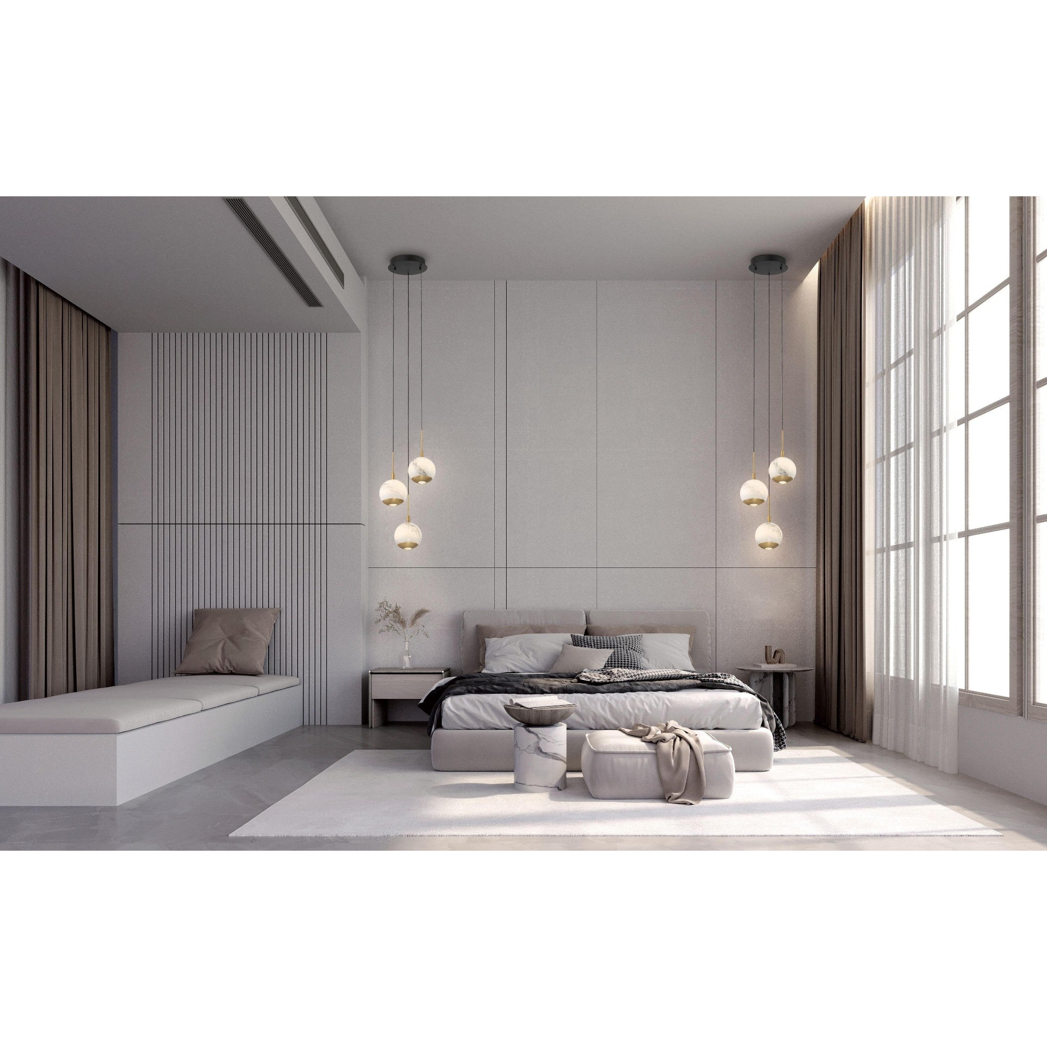 BAVENO 3-LIGHT LED PENDANT - robinsonco.ca