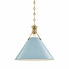 PAINTED NO.2 ONE LIGHT 16" PENDANT - robinsonco.ca