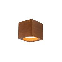 Kuzco Bosco 5" wall sconce in walnut finish