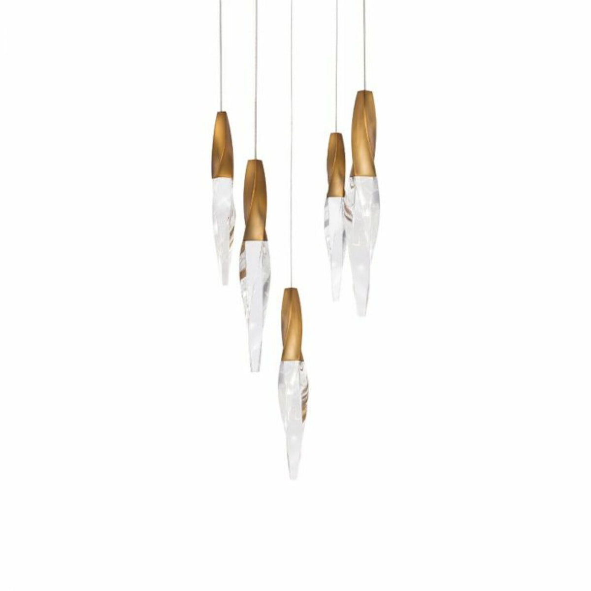 KINDJAL 5 LIGHT LED MULTI-LIGHT PENDANT - robinsonco.ca