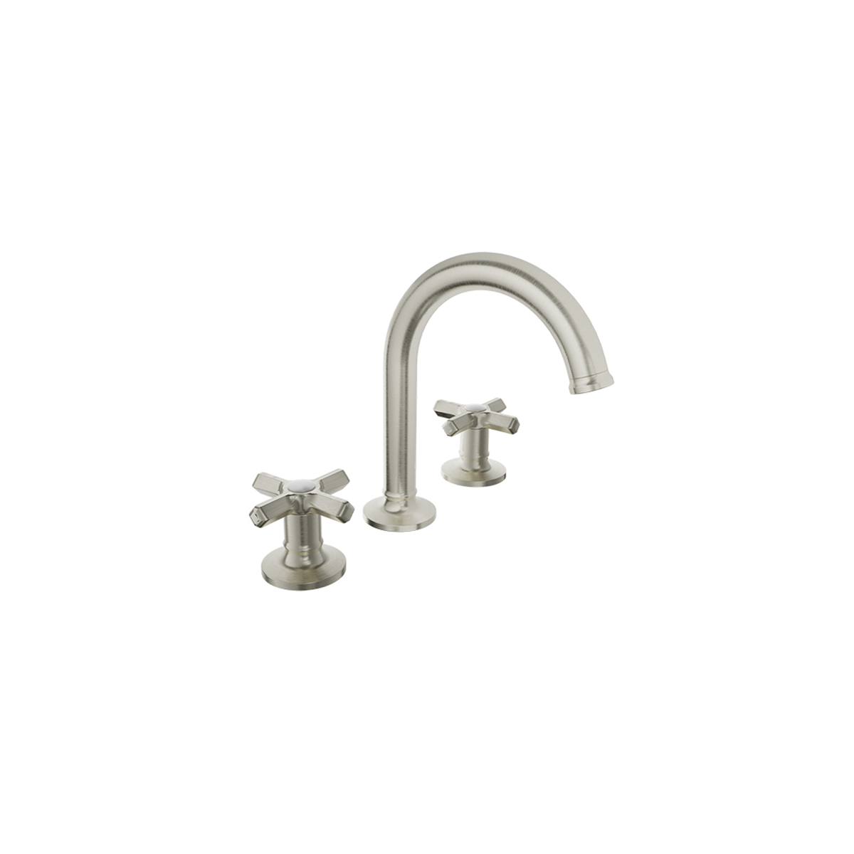Baril BEAUMONT B20 8 inch lavatory faucet brushed nickel