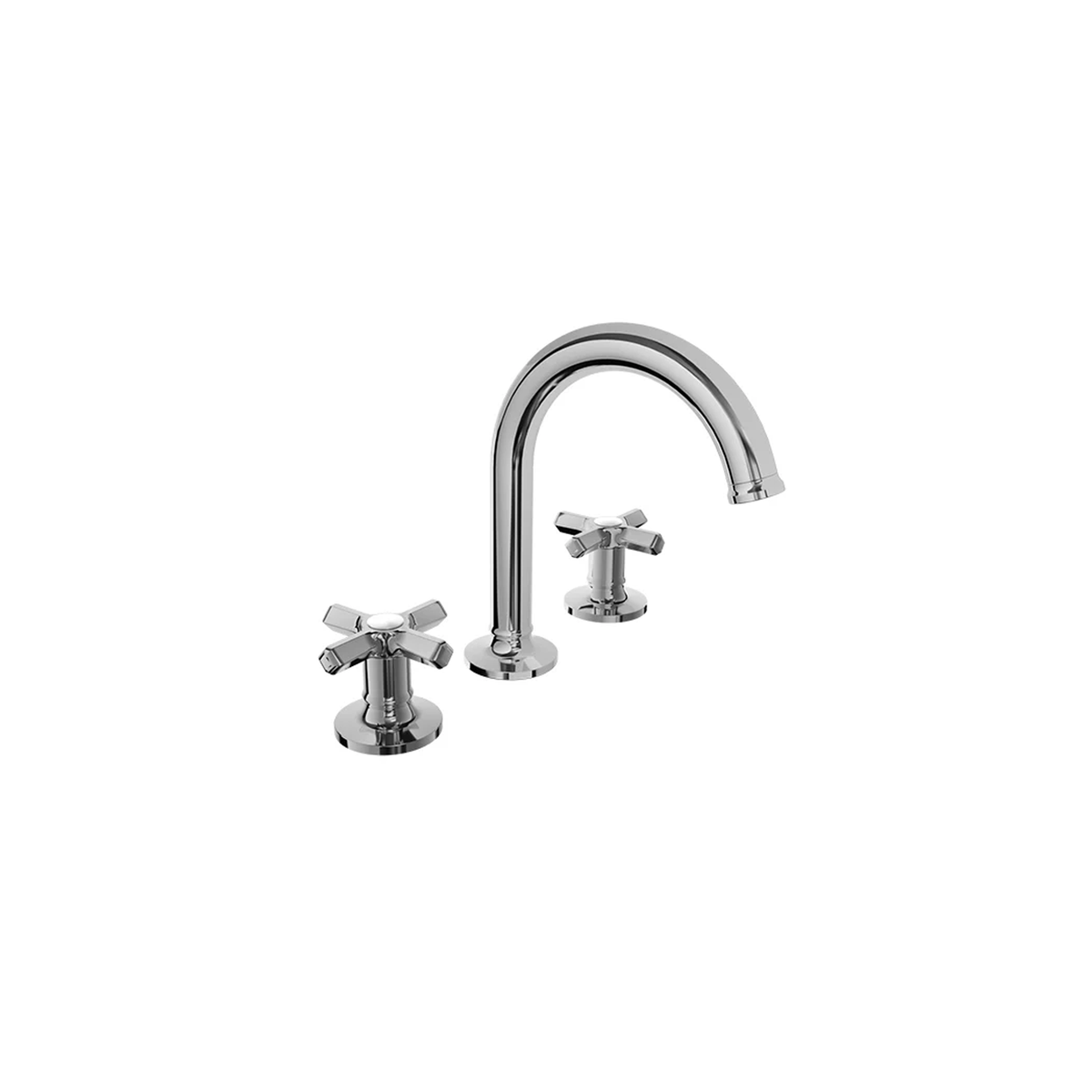Baril BEAUMONT B20 8 inch chrome lavatory faucet