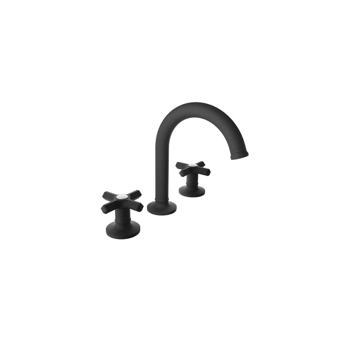 Baril BEAUMONT B20 8 inch lavatory faucet matte black