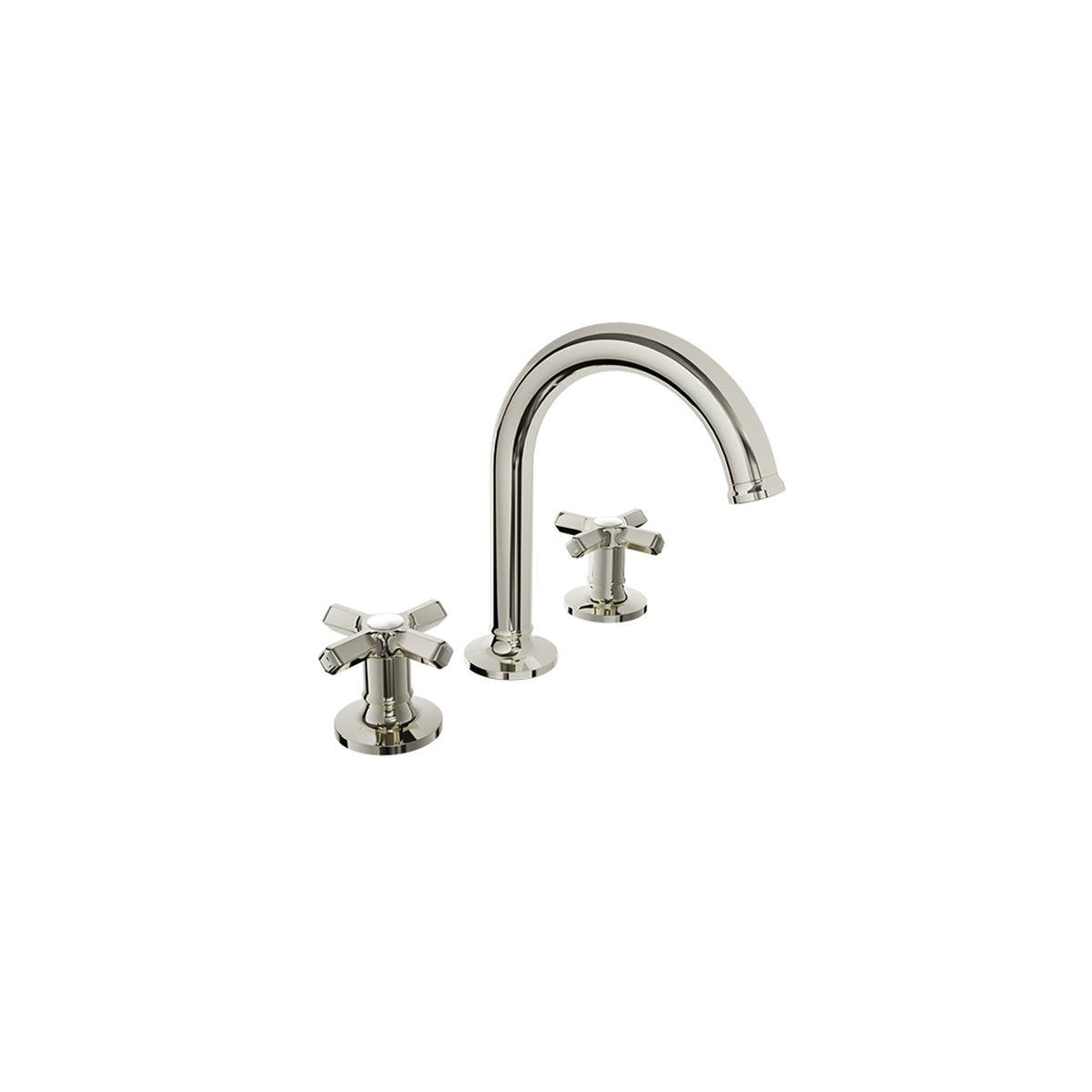 Baril BEAUMONT B20 8 inch lavatory faucet polished nickel