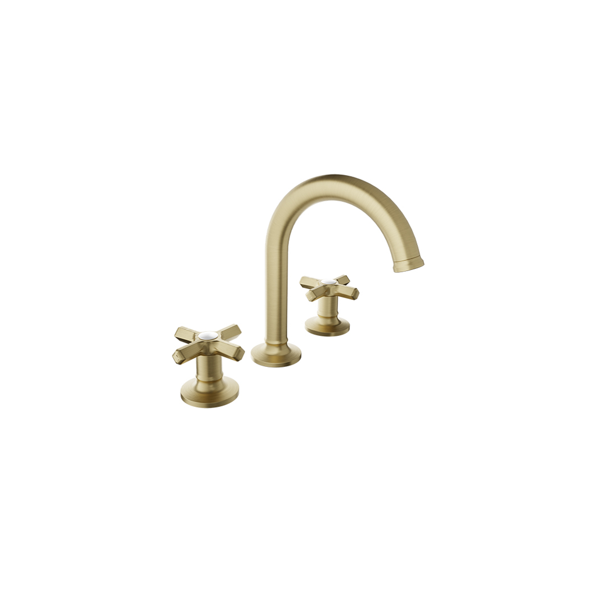 Baril BEAUMONT B20 8" lavatory faucet in brass finish