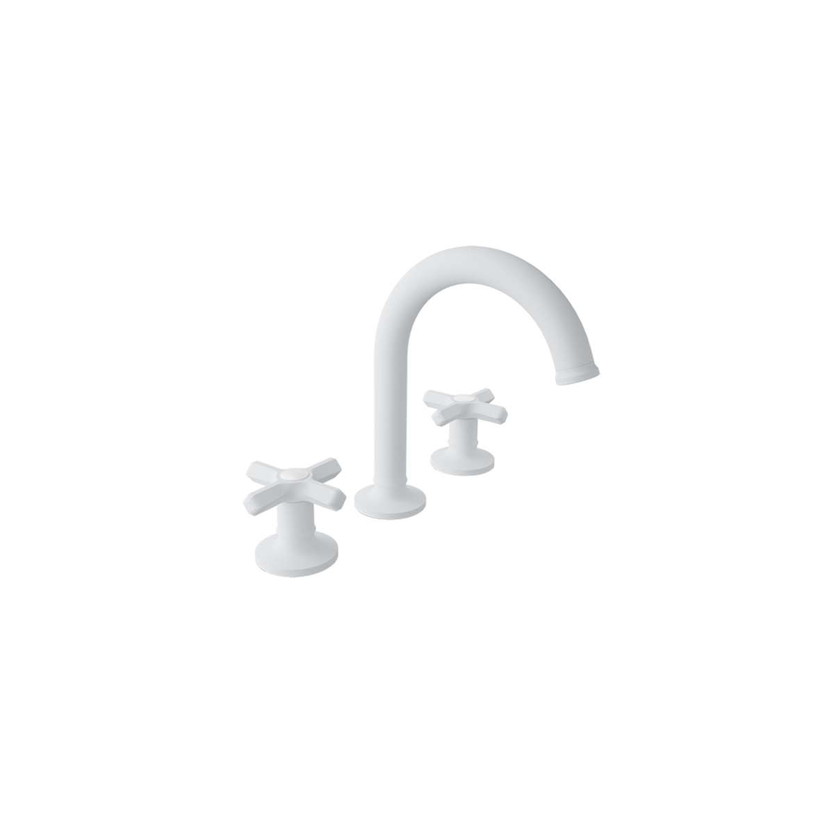 Baril BEAUMONT B20 8" white lavatory faucet