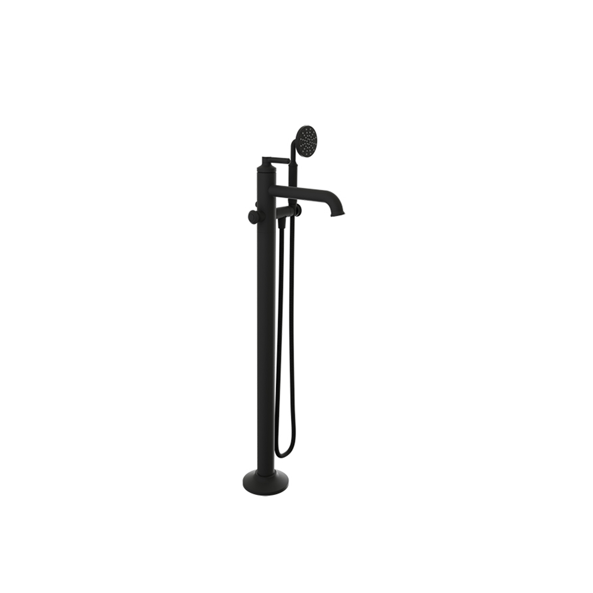 Baril Beaumont B20 floor-mounted tub filler trim