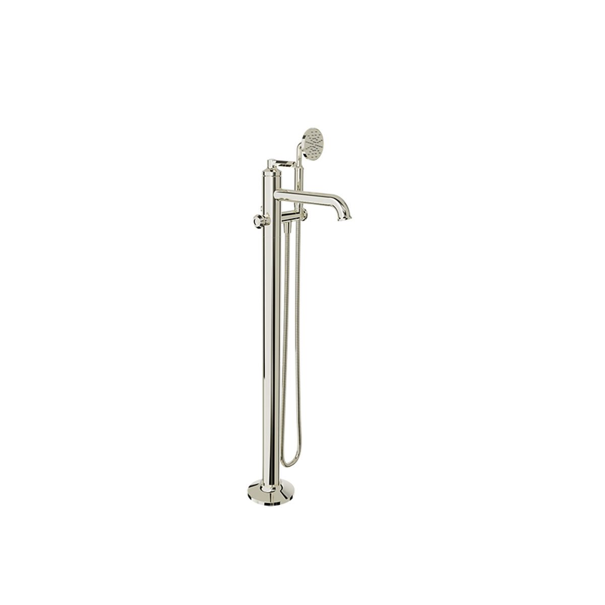 Baril Beaumont B20 floor-mounted tub filler trim