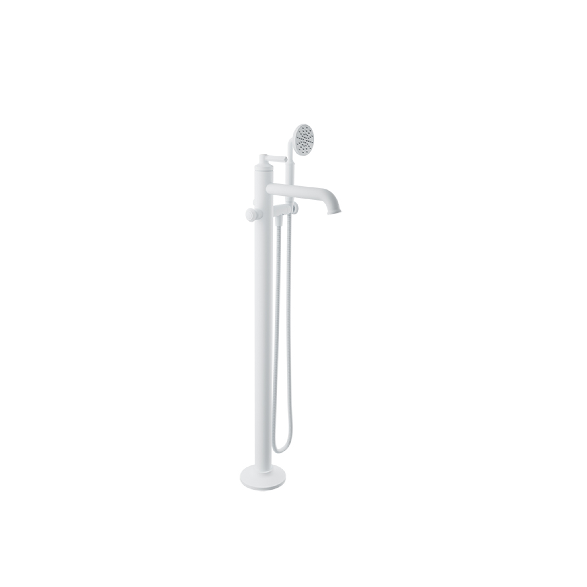 BEAUMONT B20 TRIM ONLY FOR FLOOR-MOUNTED TUB FILLER WITH HAND SHOWER