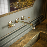 BEAUMONT B20 TWO HANDLES WALL-MOUNTED LAVATORY FAUCET