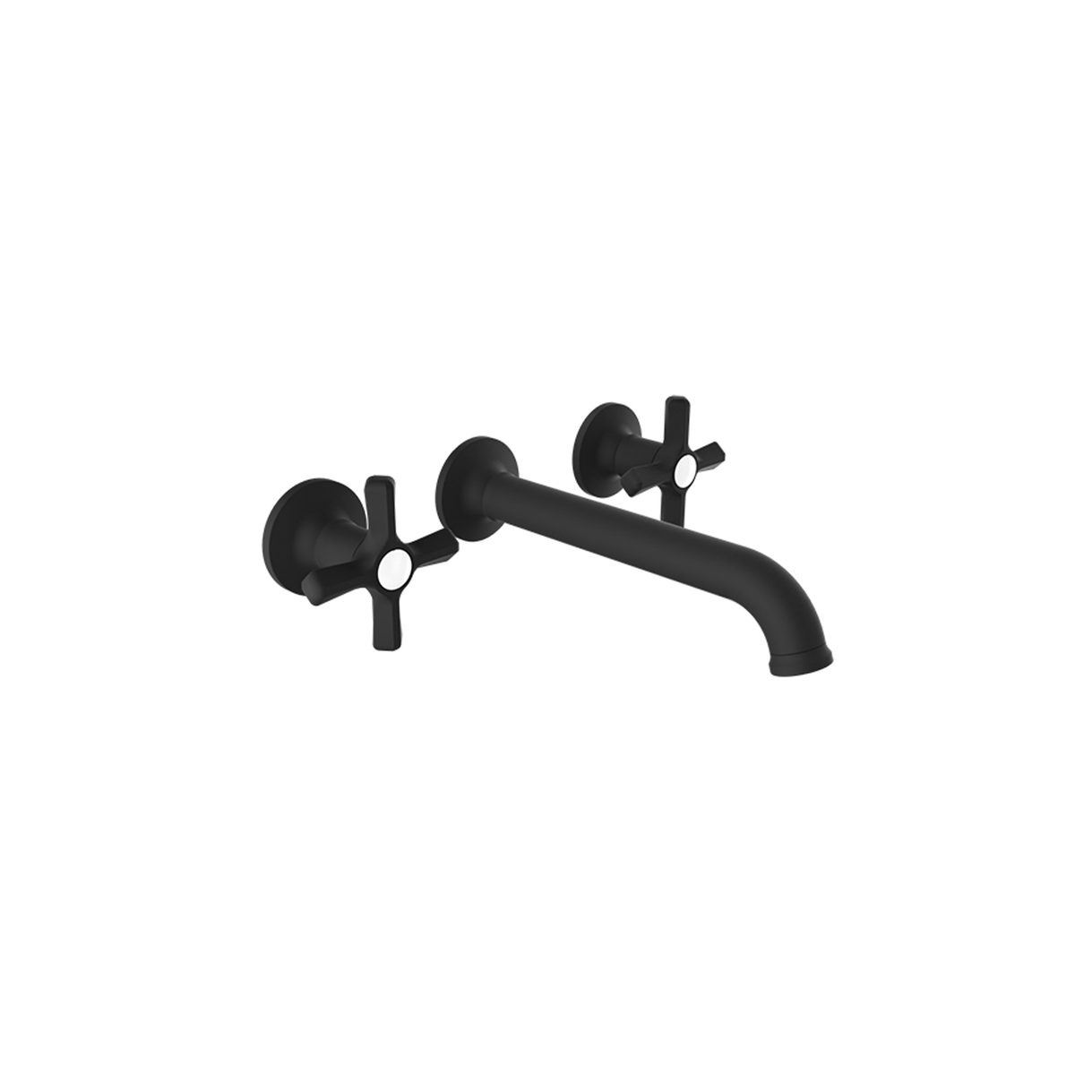 Baril BEAUMONT B20 matte black wall-mounted faucet