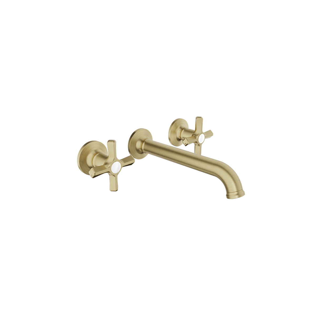 Baril Beaumont B20 two handles wall-mounted faucet