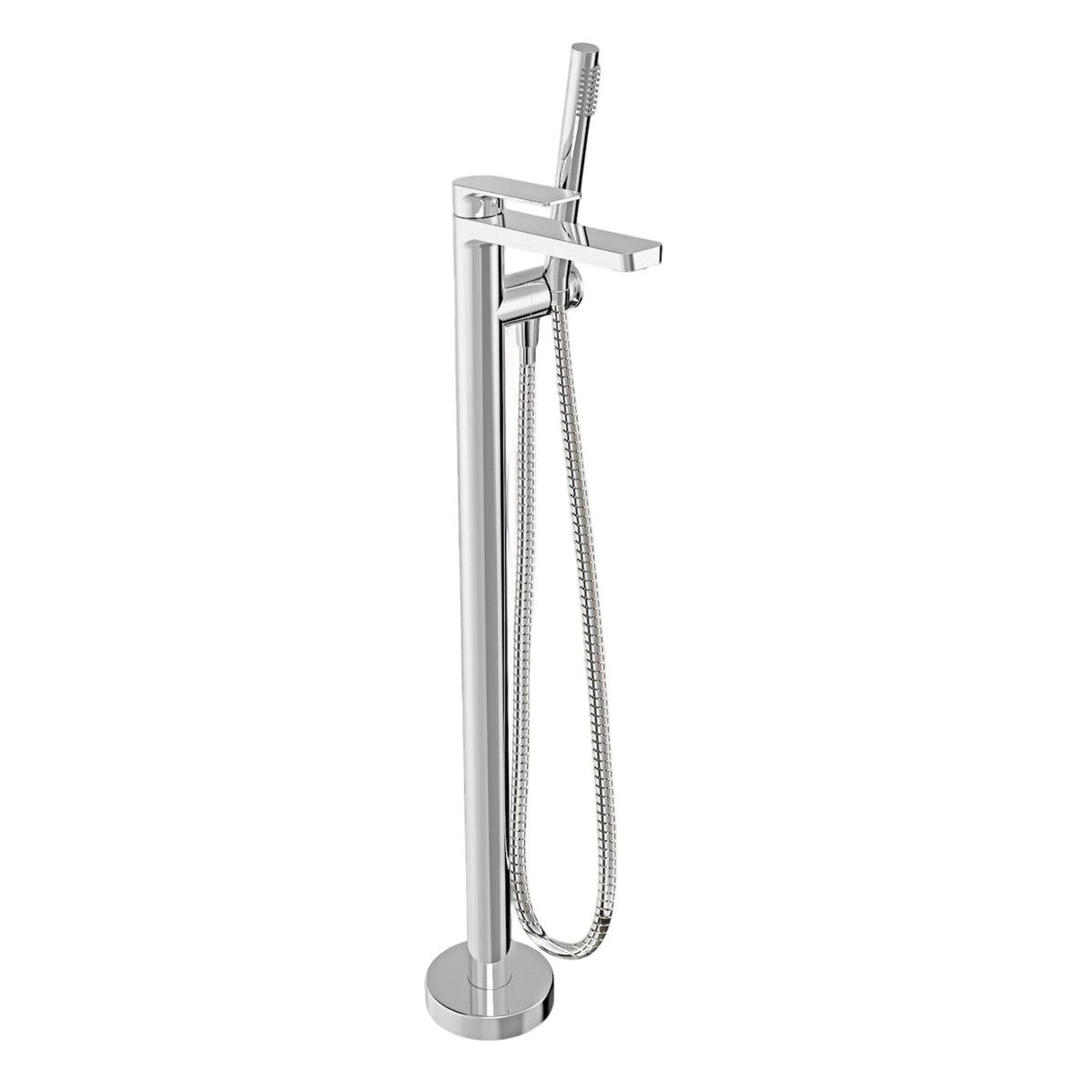 PETITE B04 FLOOR-MOUNTED TUB FILLER WITH HAND SHOWER - robinsonco.ca