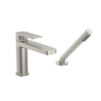 PETITE B04 2-PIECE DECK MOUNT TUB FILLER WITH HAND SHOWER - robinsonco.ca