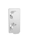 PETITE B04 COMPLETE THERMOSTATIC PRESSURE BALANCED 2-WAY DIVERTER SHOWER CONTROL VALVE - robinsonco.ca