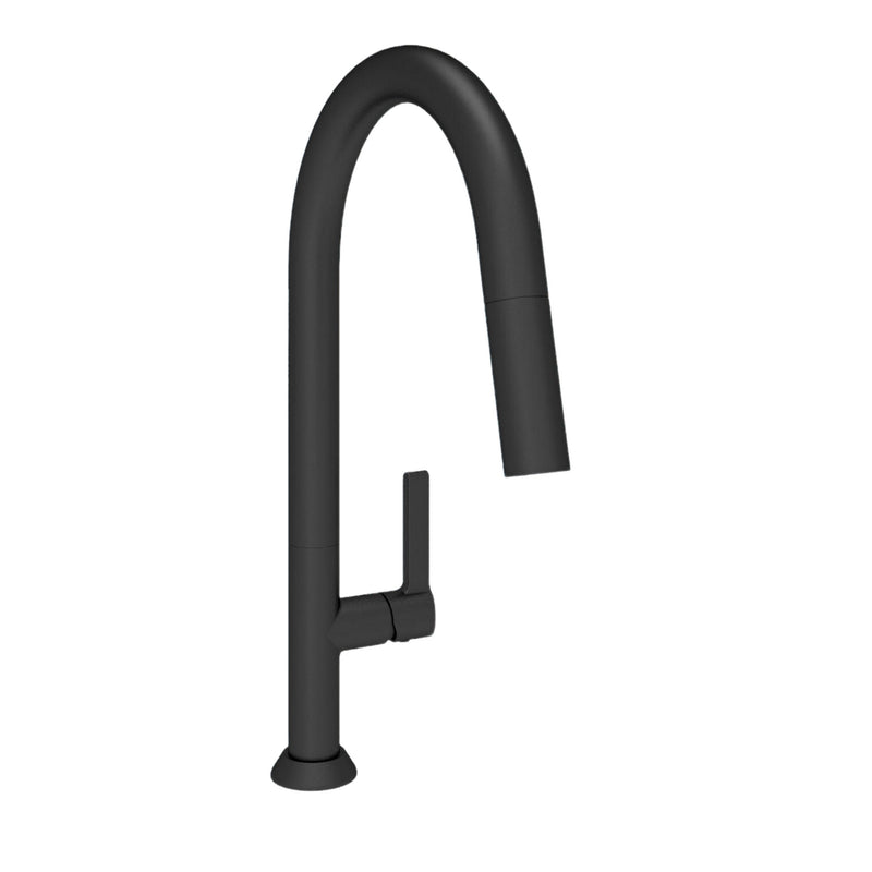 ARTE H16 HIGH SINGLE HOLE KITCHEN FAUCET WITH PULL DOWN SPRAY - robinsonco.ca