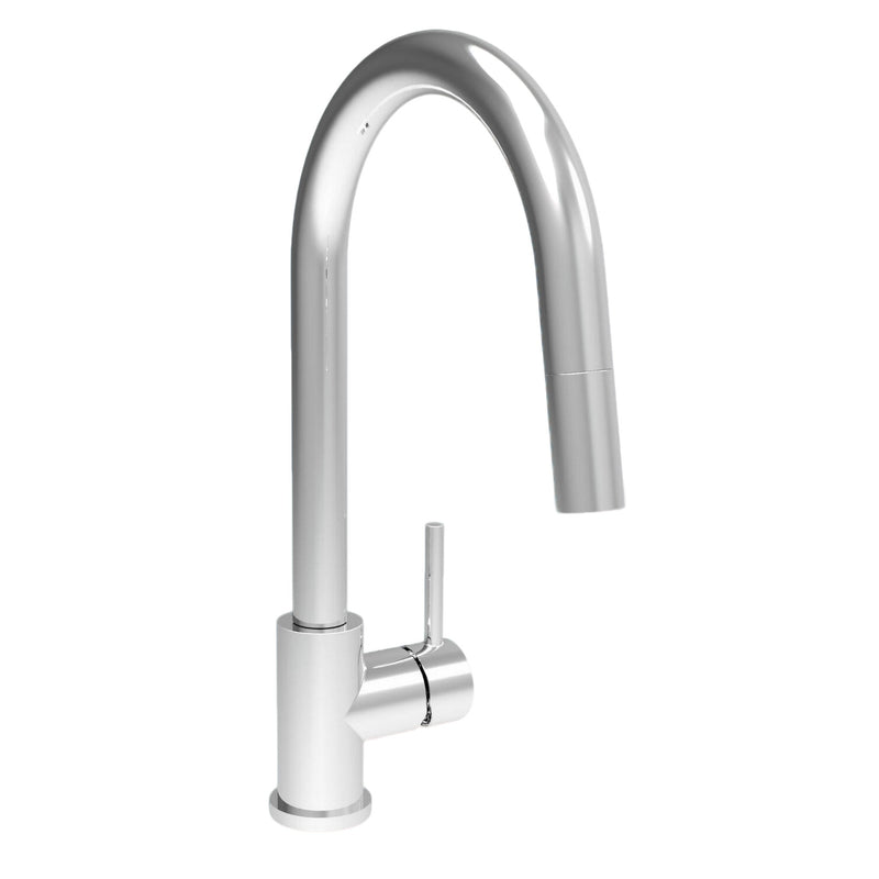 UNICK MODERN SINGLE HOLE PULL-DOWN KITCHEN FAUCET WITH SINGLE LEVER - robinsonco.ca