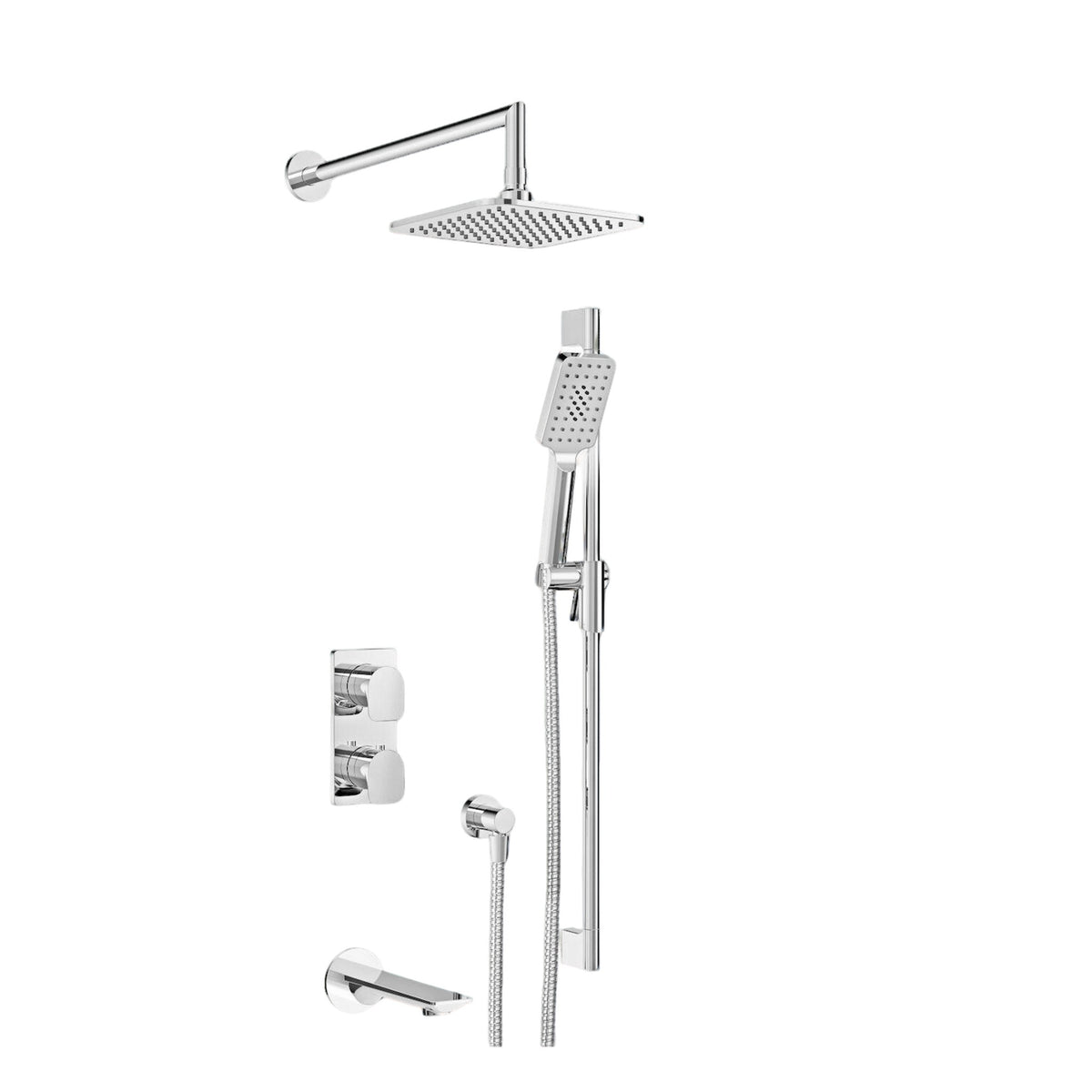 PETITE B04 COMPLETE 3-FUNCTION THERMOSTATIC PRESSURE BALANCED SHOWER TRIM KIT ONLY