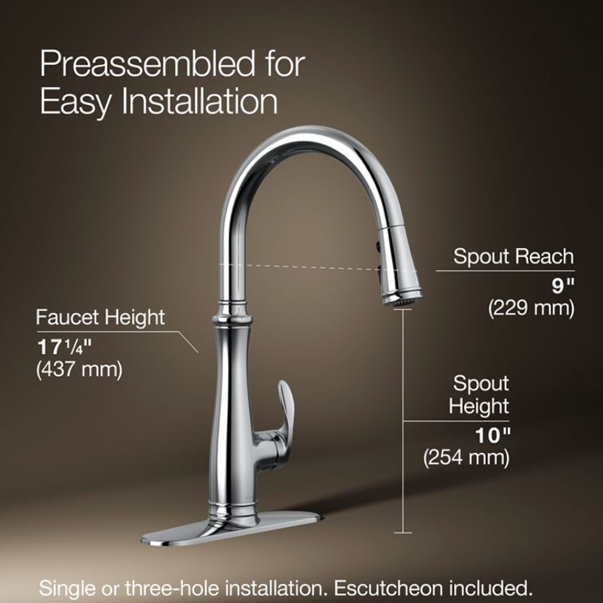 BELLERA® TOUCHLESS PULL-DOWN KITCHEN SINK FAUCET - robinsonco.ca
